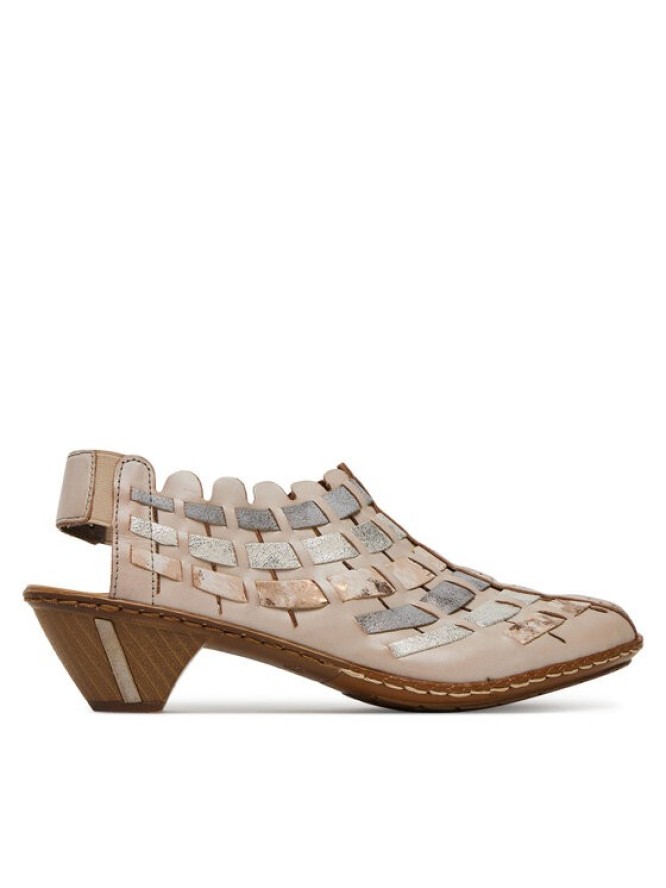 Rieker Sandały 46778-64 Beżowy