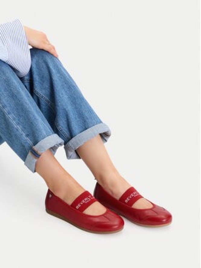 Beverly Hills Polo Club Baleriny EO-WI16-ELENA-01 Czerwony