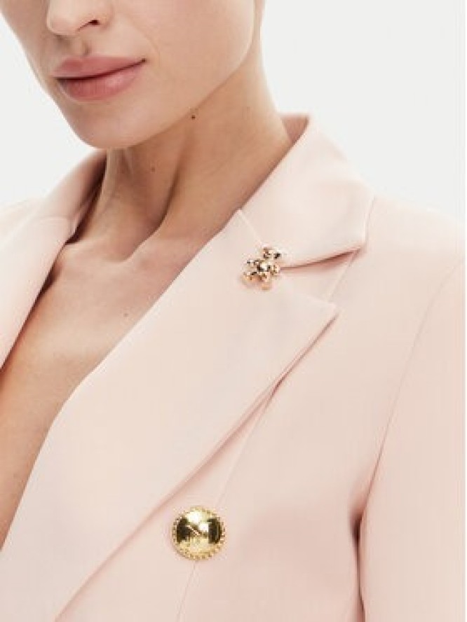 Maryley Marynarka 25EB139/43PY Różowy Regular Fit