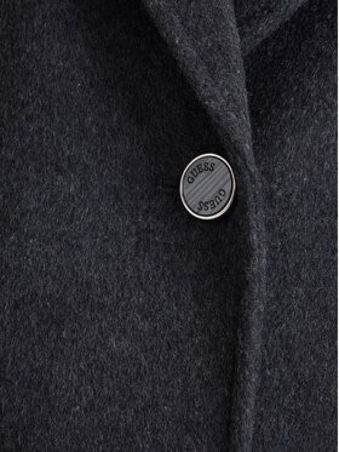 Guess Płaszcz wełniany W5BL19 W2642 Szary Regular Fit