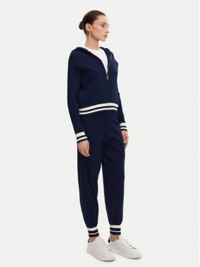 Fracomina Spodnie dzianinowe FJ25SV2001K41601 Granatowy Regular Fit