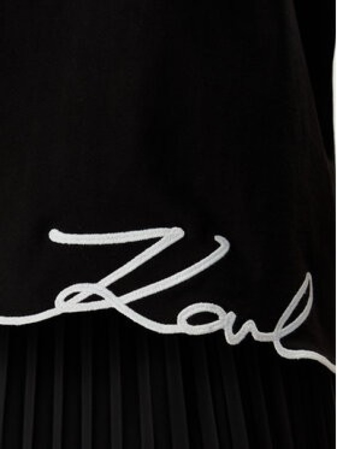 KARL LAGERFELD T-Shirt B2W17018 Czarny Regular Fit