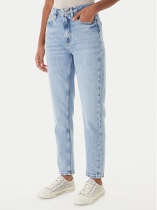 Guess Jeansy W2YA21 D4NH6 Niebieski Mom Fit