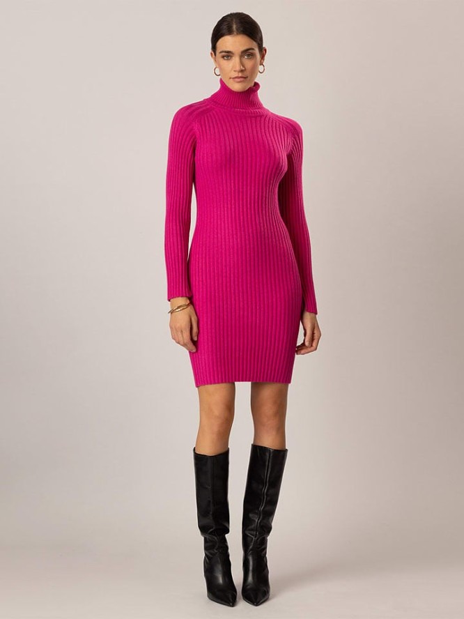 APART Sukienka dzianinowa w kolorze różowym rozmiar: 38