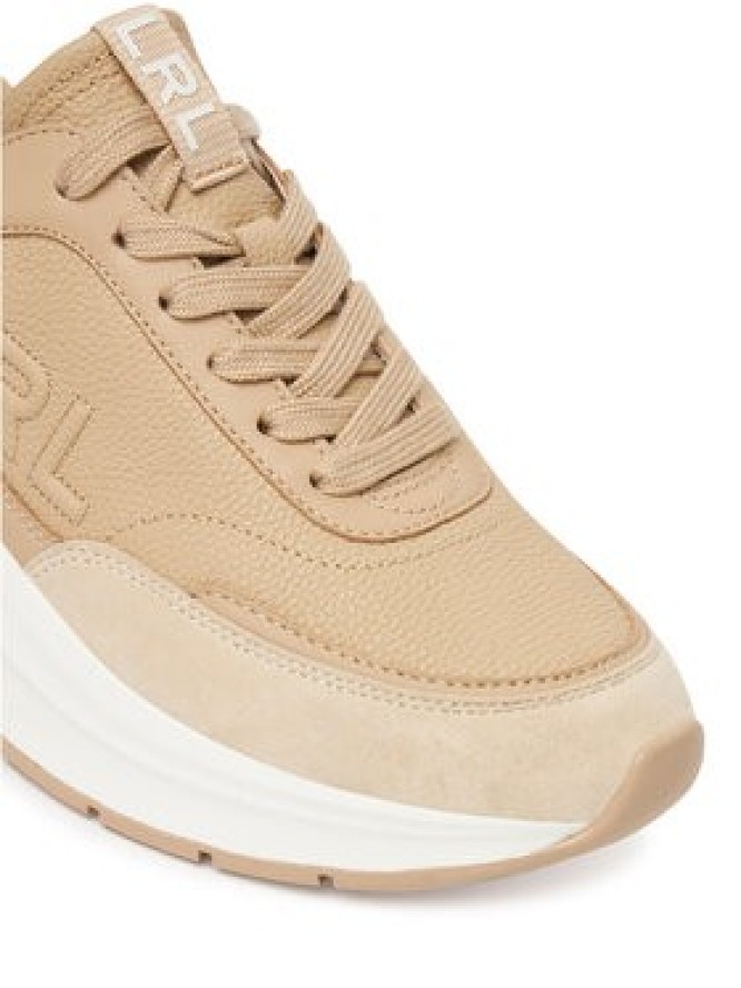 LAUREN RALPH LAUREN Sneakersy 802974376001 Beżowy