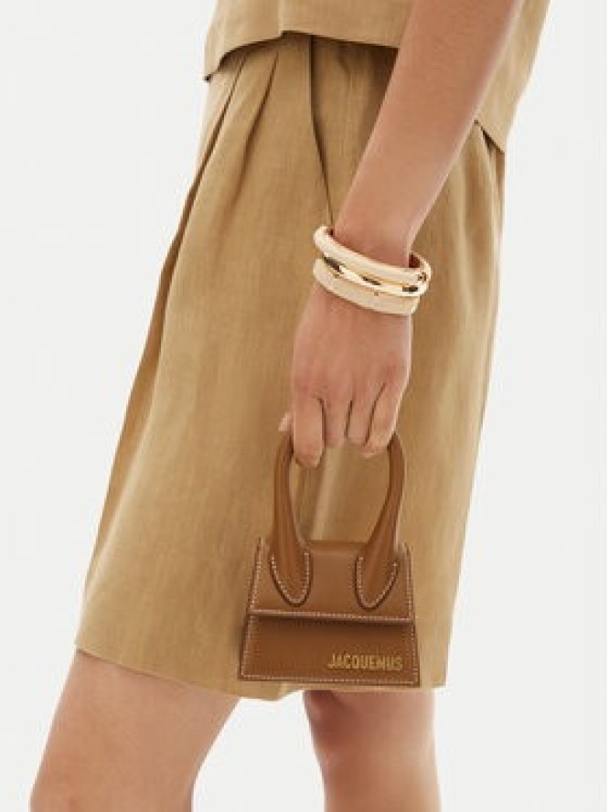 JACQUEMUS Torebka Le Chiquito 22H213BA001-3072 Brązowy