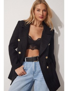 Happiness Istanbul Blezer w kolorze czarnym rozmiar: 36