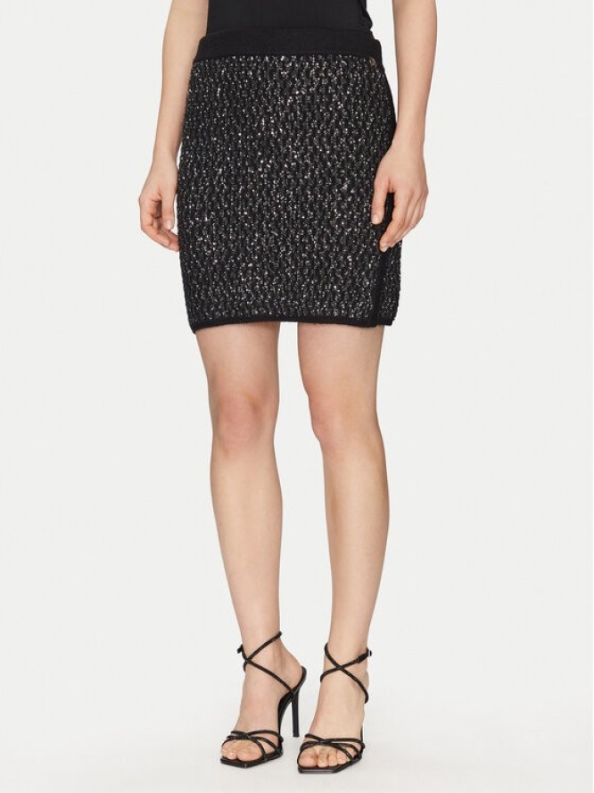 Liu Jo Spódnica mini WF4023 MA06P Czarny Regular Fit