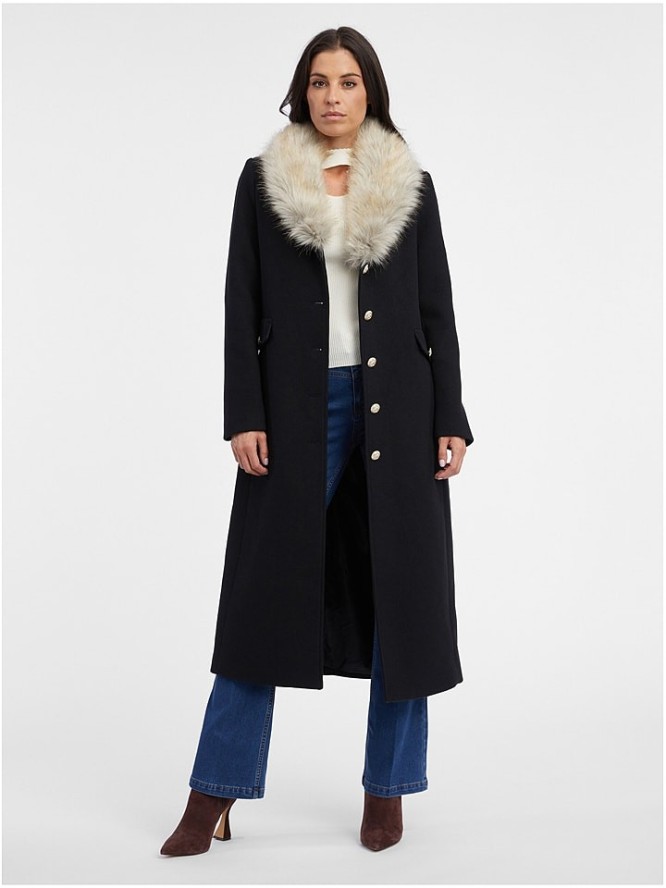 orsay Płaszcz zimowy w kolorze czarnym rozmiar: 40