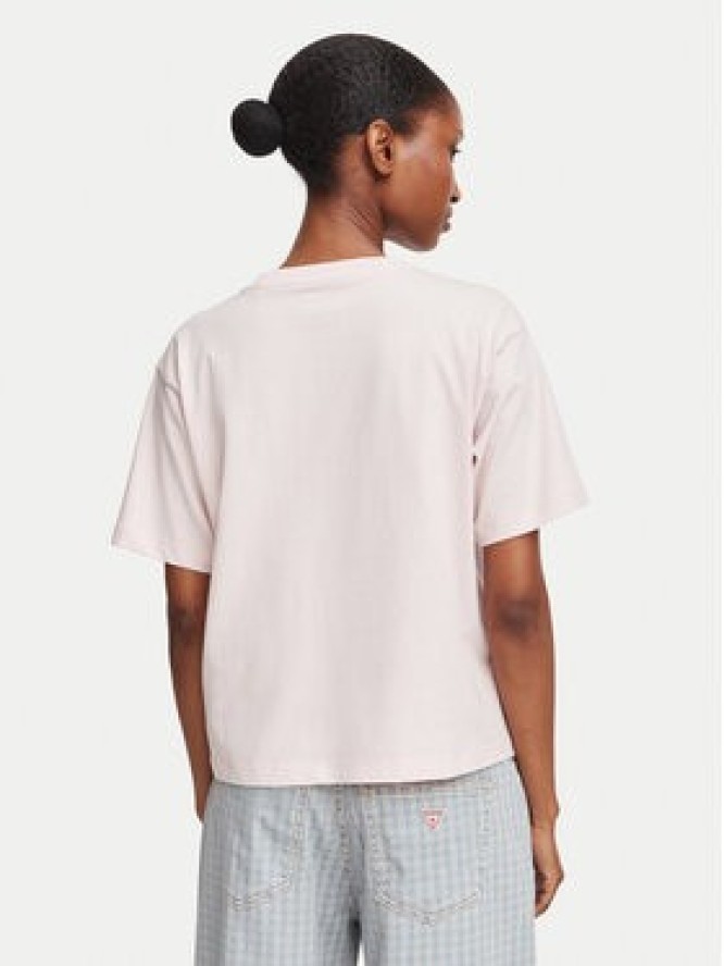 Guess Jeans T-Shirt W4YI05 K8HM0 Różowy jasny Boxy Fit