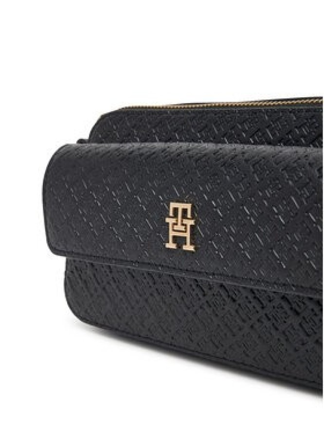 Tommy Hilfiger Torebka Th Icon Camera Bag Mono AW0AW18922 Czarny