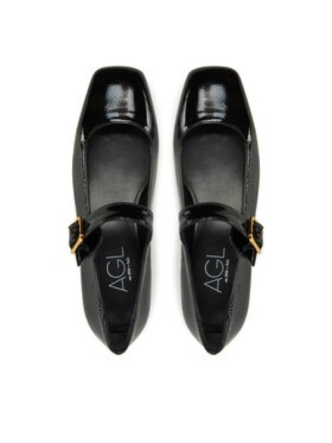 AGL Półbuty Angie L Bebe D557004PCPLUME0000 Czarny