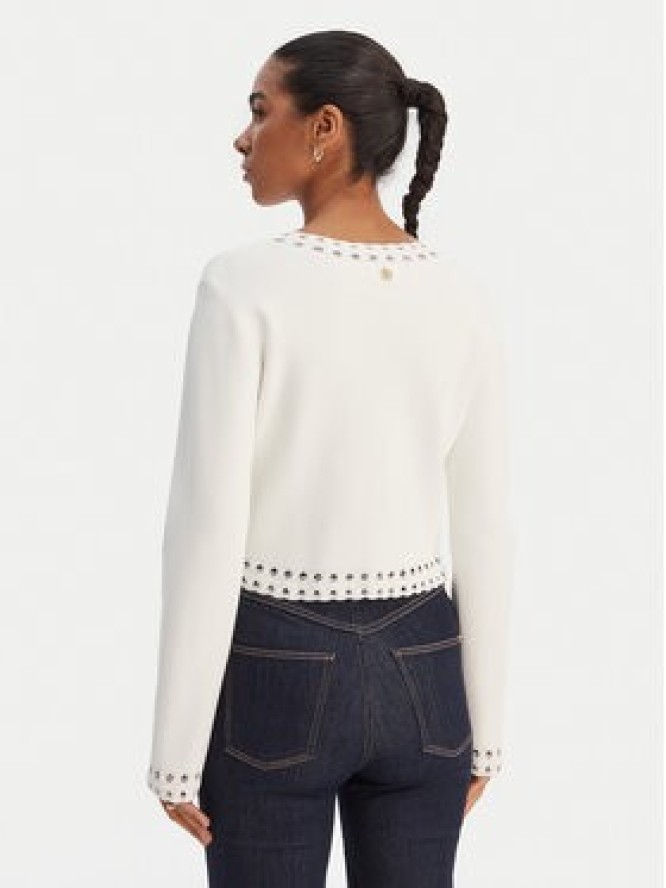 Fracomina Kardigan FR26ST8010K52401 Écru Regular Fit