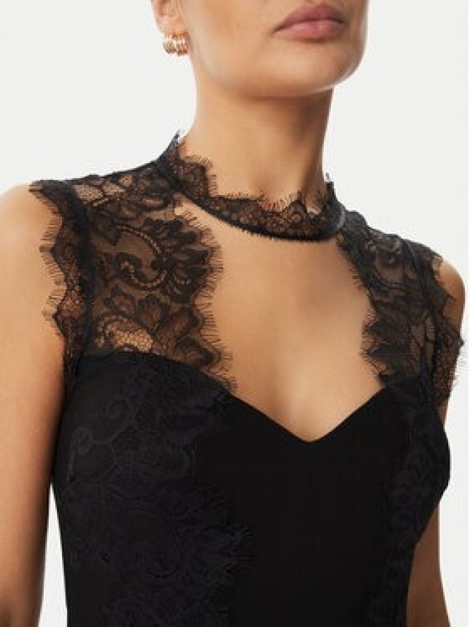 Rinascimento Sukienka wieczorowa CFC0127526003 Czarny Slim Fit