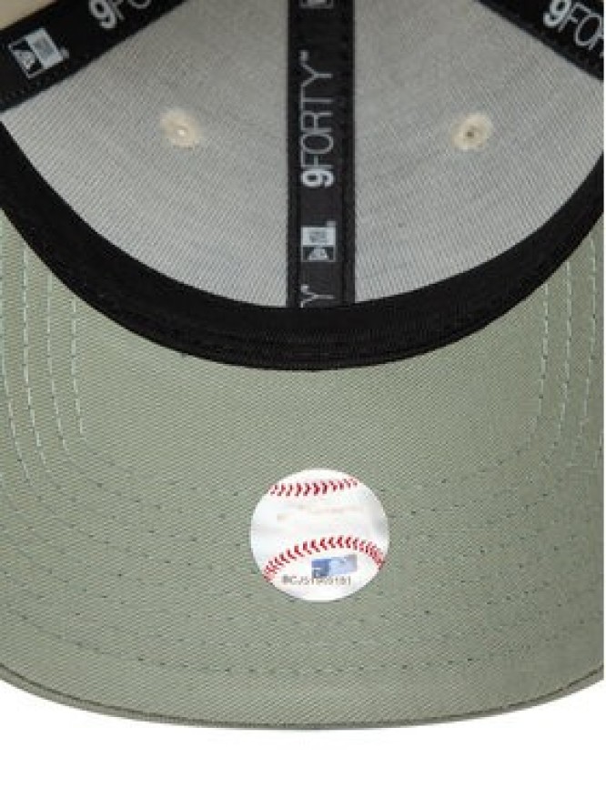 New Era Czapka z daszkiem Oakland Athletics World Series Patch 9FORTY 60595244 Beżowy