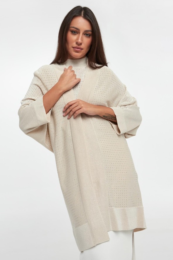 Kardigan damski z cyrkoniamii JOSEPH RIBKOFF