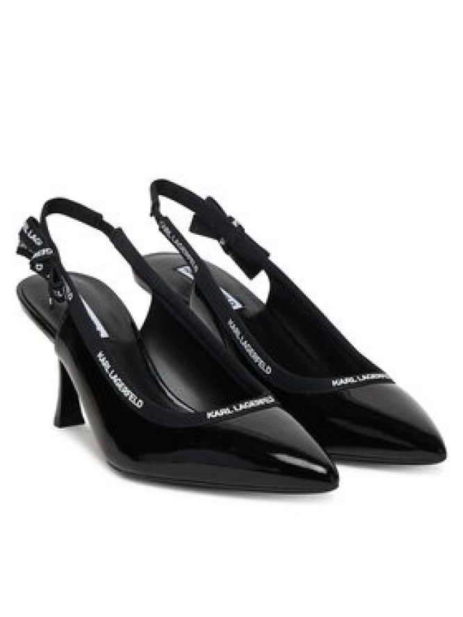 KARL LAGERFELD Czółenka Sienna KL32706 Czarny