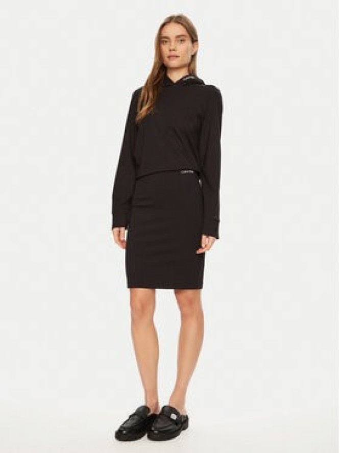 Calvin Klein Jeans Spódnica ołówkowa J20J224862 Czarny Slim Fit