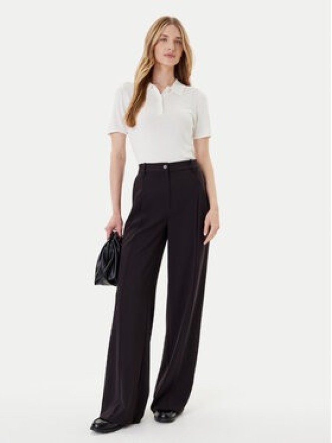 Calvin Klein Sweter LV044C341G Biały Regular Fit