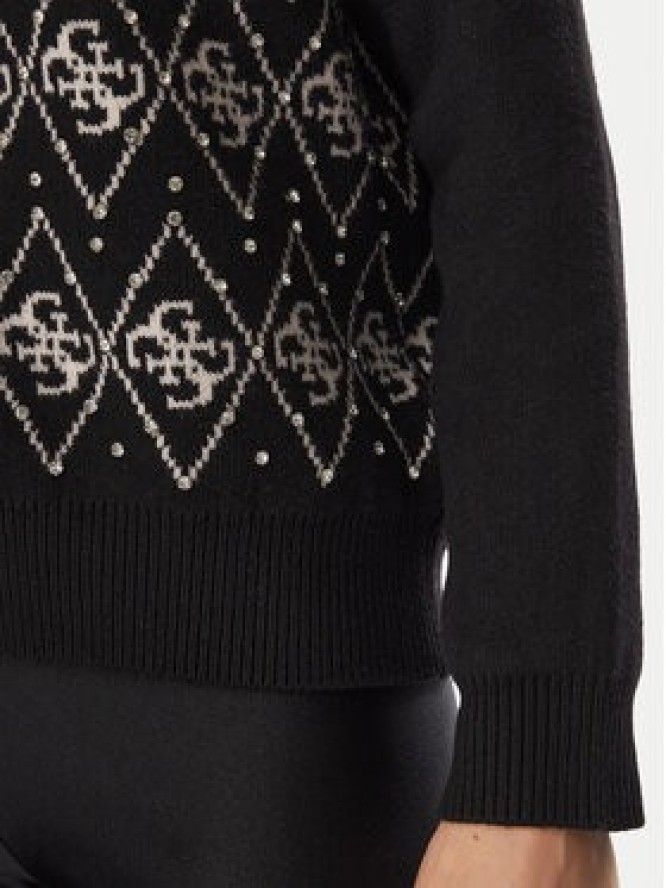 Guess Sweter V6BR16 Z2278 Czarny Regular Fit
