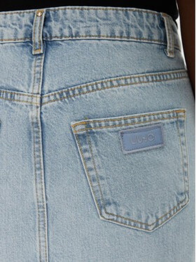 Liu Jo Spódnica jeansowa UA5188 D4854 78840 Niebieski Regular Fit