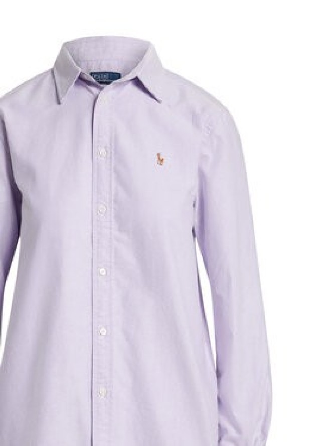 Polo Ralph Lauren Koszula 211970736506 Fioletowy Relaxed Fit