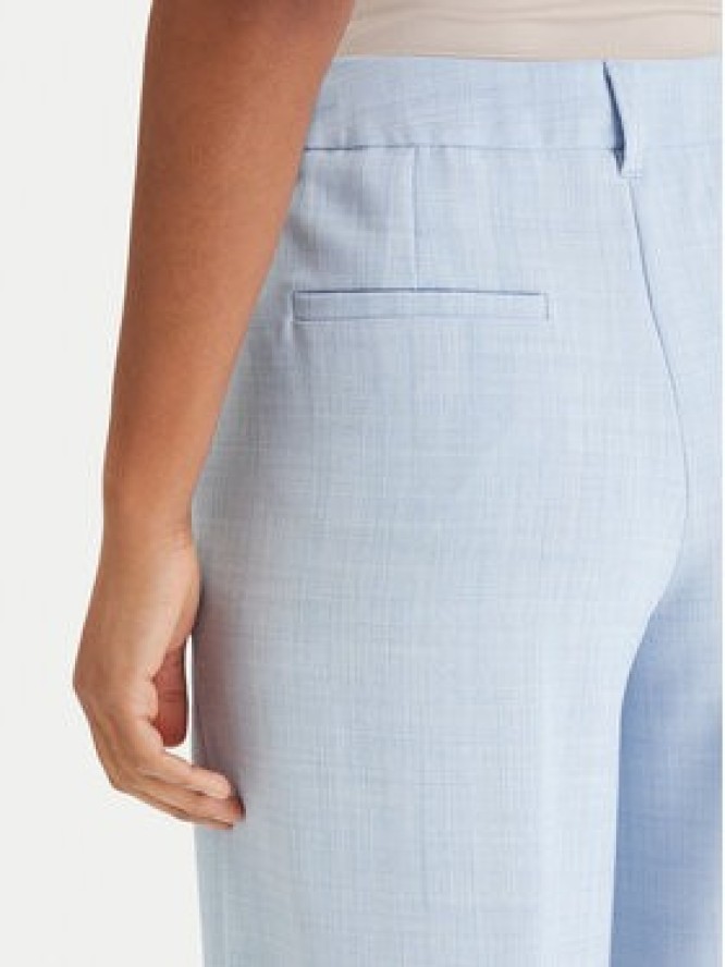 Marella Spodnie materiałowe Giunchi 2613131101 Błękitny Straight Fit