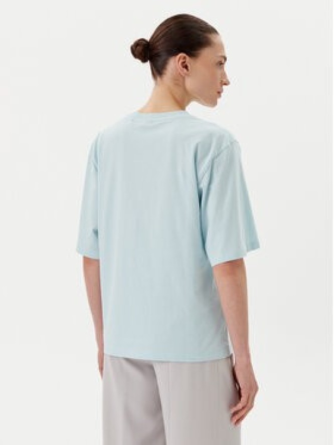 BOSS T-Shirt C_Enis 50523256 Turkusowy Oversize