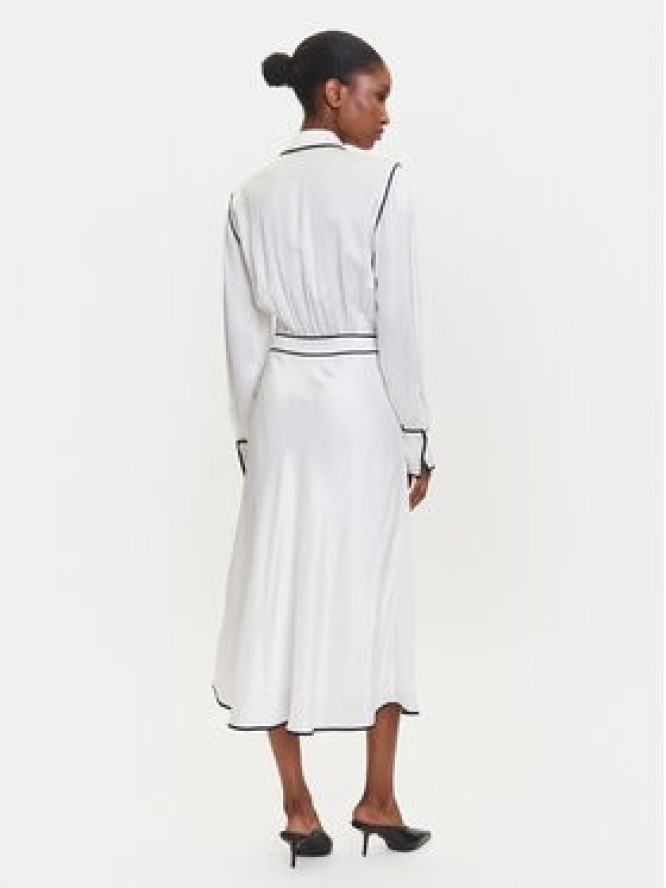 KARL LAGERFELD Sukienka koszulowa A3W13021 Écru Regular Fit