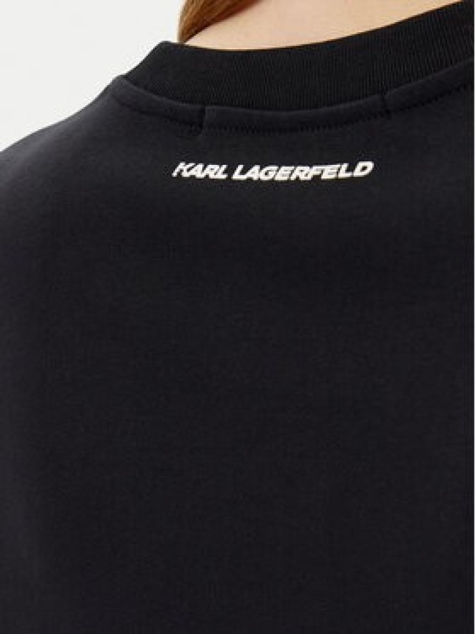 KARL LAGERFELD T-Shirt A2W17119 Czarny Regular Fit