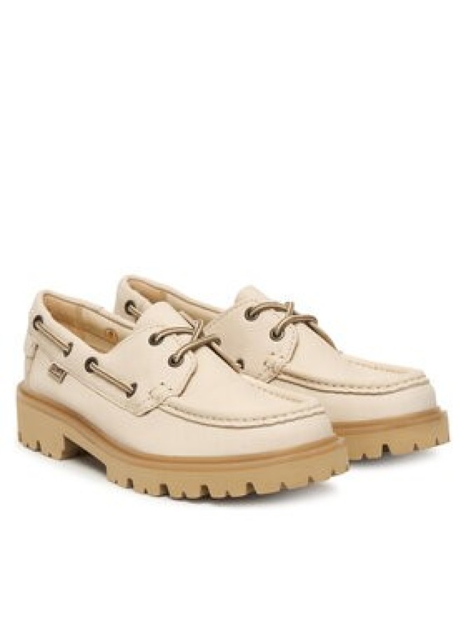 Clarks Sneakersy Cleyhill Boat. 26187841 Écru