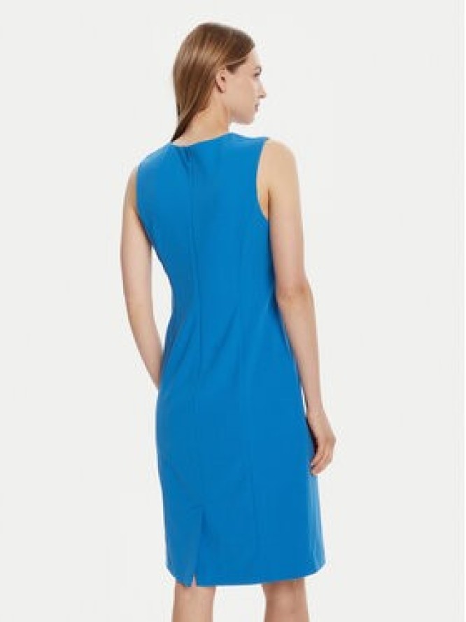 Calvin Klein Sukienka koktajlowa LV044C063G Niebieski Slim Fit