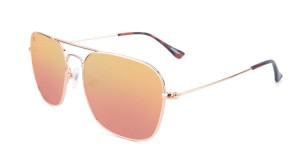 Okulary przeciwsłoneczne dla dorosłych - kategoria 3 z polaryzacją - Rose Gold /