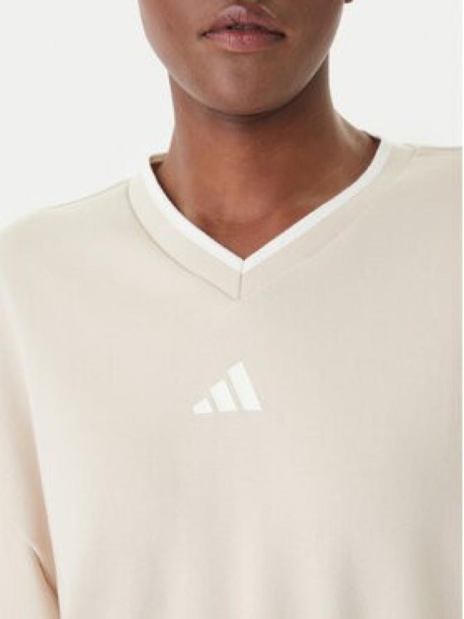 adidas Bluza Stadium JY6969 Beżowy Loose Fit