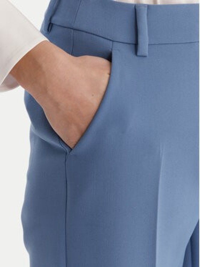 Weekend Max Mara Spodnie materiałowe Rana 2615131021 Błękitny Slim Fit