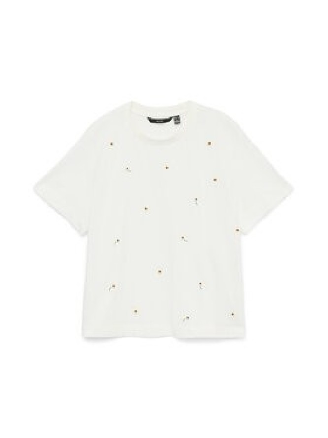 Vero Moda T-Shirt Sola 10341979 Biały Regular Fit