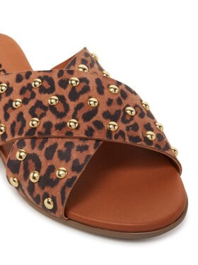 Pieces Klapki 17156837 Brązowy