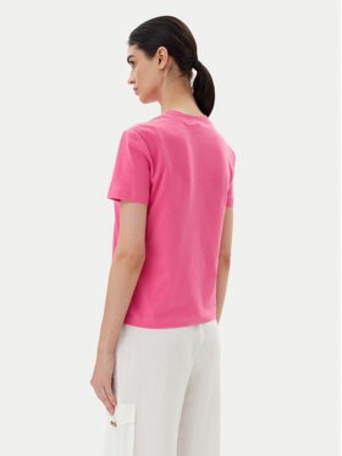 Versace Jeans Couture T-Shirt 78HAHS04 Różowy Regular Fit