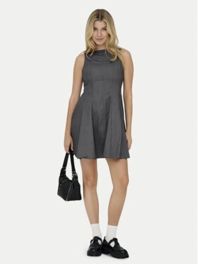 ONLY Sukienka codzienna Lunita 15370914 Szary ciemny Regular Fit
