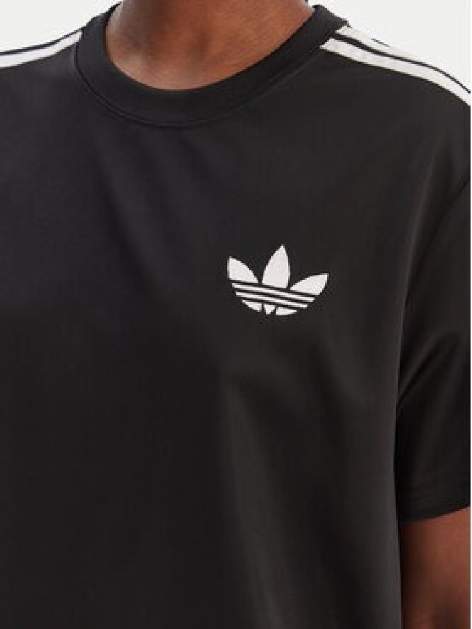 adidas T-Shirt Firebird KD5574 Czarny Loose Fit