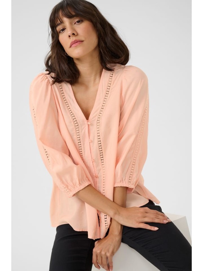 Kaffe Bluzka w kolorze pomarańczowym rozmiar: 42