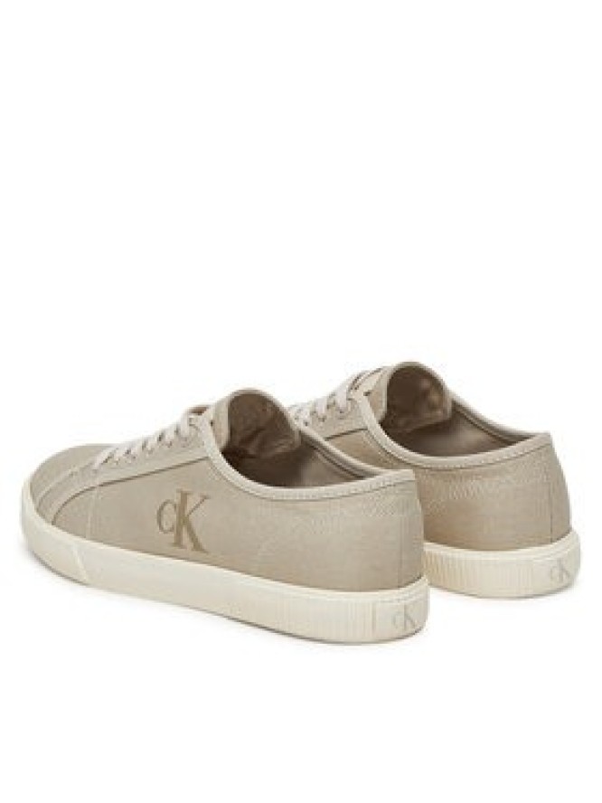 Calvin Klein Jeans Tenisówki Ess Vulc Low Cv Mg Wn YW0YW01762 Beżowy
