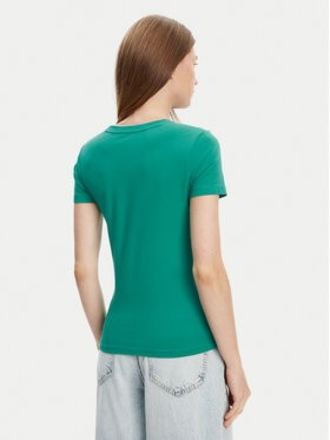 Guess Jeans T-Shirt W4YI01 J1314 Zielony Slim Fit