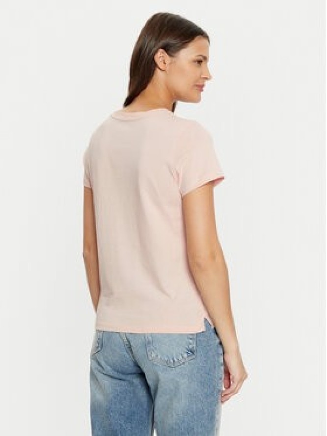 Guess T-Shirt W5RI19 I3Z14 Beżowy Regular Fit