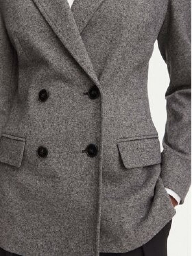 Marella Marynarka Materia 2625916021 Czarny Regular Fit
