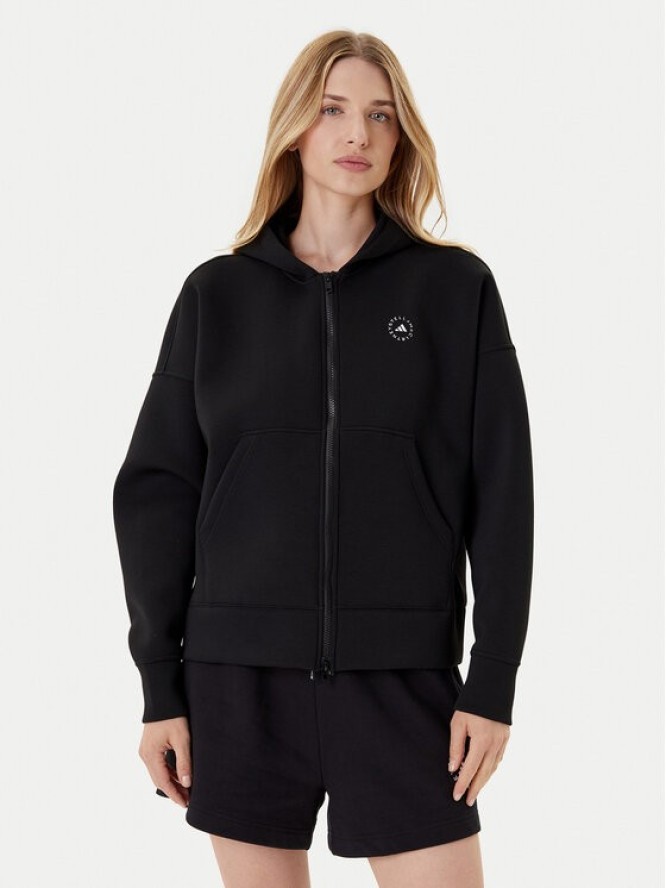 adidas by Stella McCartney Bluza JV7036 Czarny Loose Fit