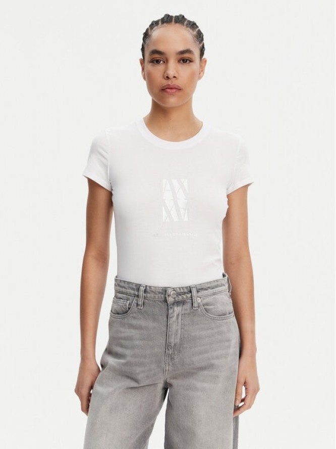 Armani Exchange T-Shirt XW000511 AF11929 U0002 Biały Slim Fit