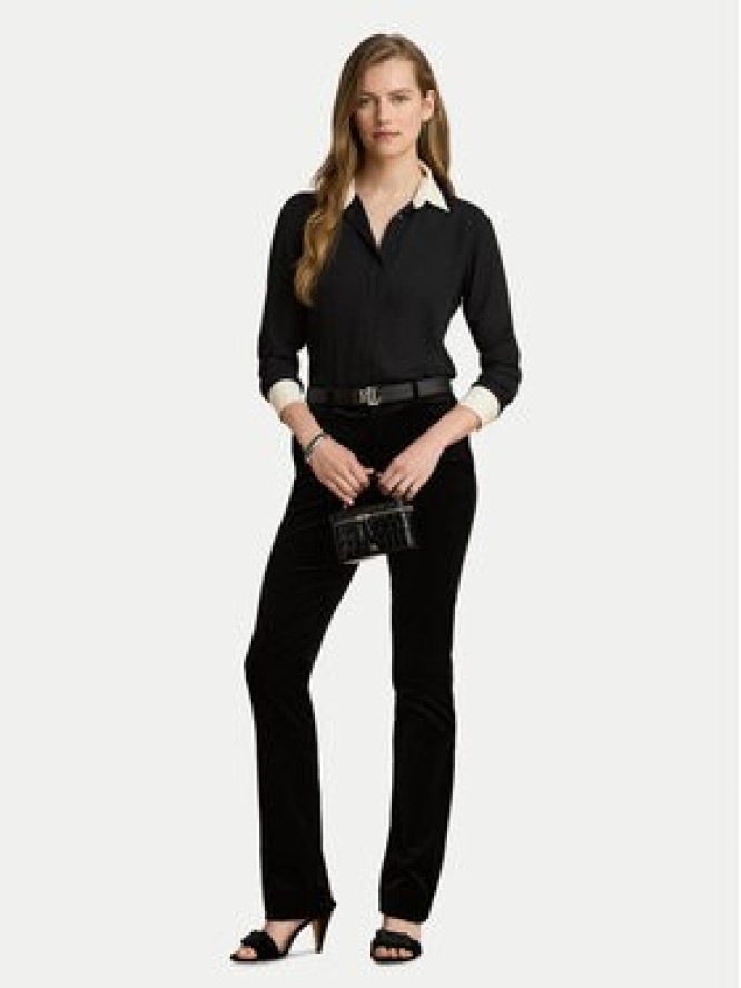 LAUREN RALPH LAUREN Koszula 200968762001 Czarny Classic Fit