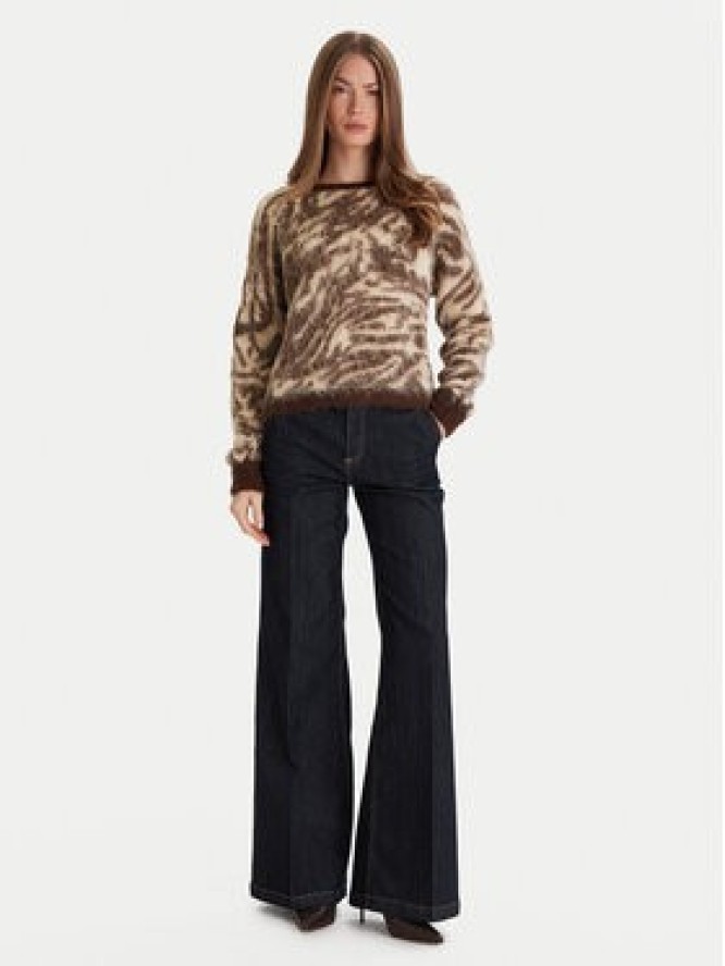 ViCOLO Jeansy DF5086 Granatowy Wide Leg