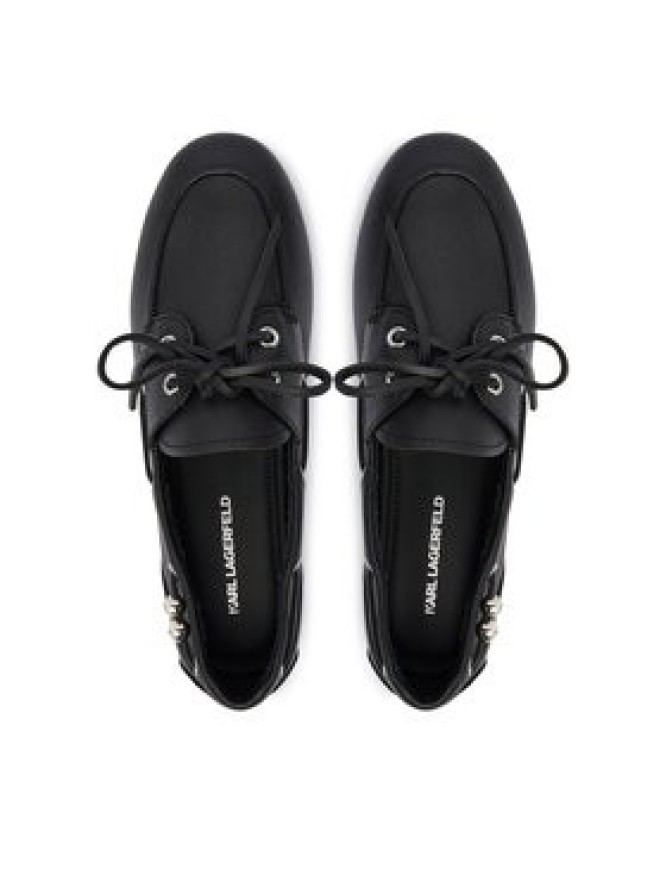 KARL LAGERFELD Baleriny KL40825 Czarny